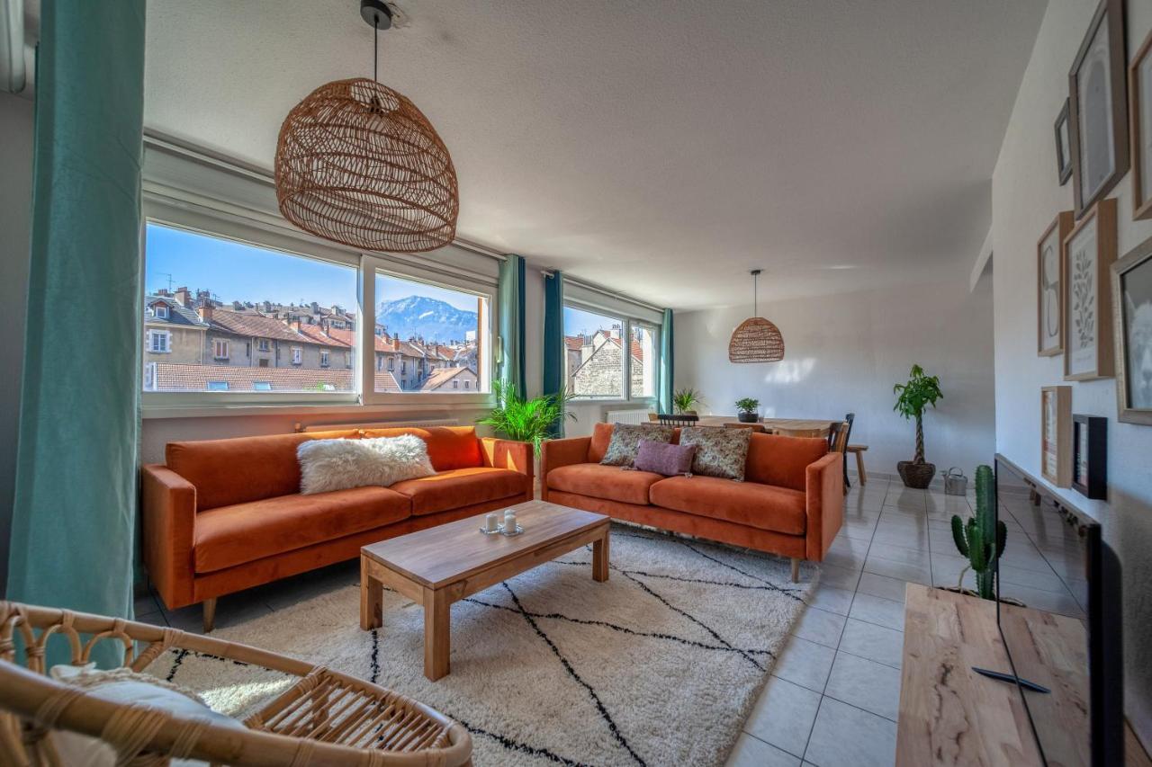 Le Reverso, T6 En Duplex & Vue Incroyable Grenoble Bagian luar foto